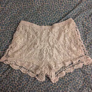 Blue Island Lace Shorts